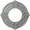 Ekena Millwork Benson Ceiling Medallion (Fits Canopies up to 4 1/8"), 9"OD x 4 1/8"ID x 5/8"P, Primed White CM09BN - alternate 1